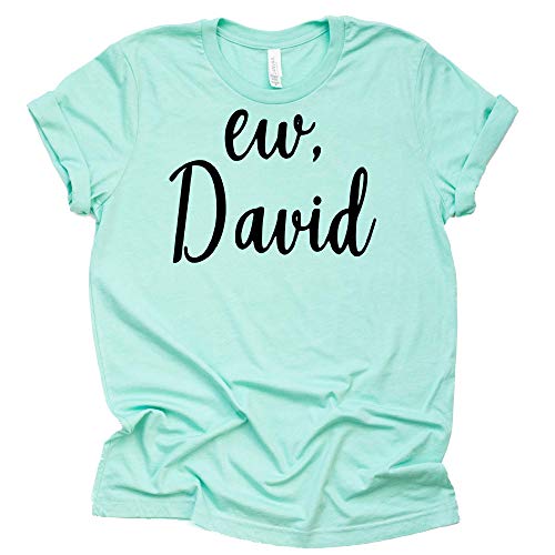 Ew David t-Shirt Moira Alexis Rose t-Shirt Schitt's Creek TV Sitcom Novelty Short Sleeve Print Casual Top