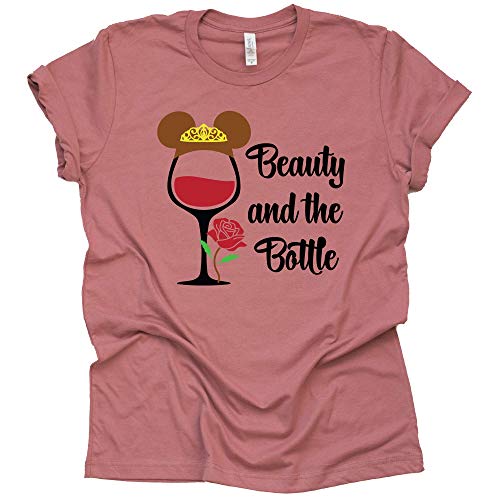 Beauty and The Bottle Shirt, Beauty shirt, Disney Theme Park Shirt Unisex Short Sleeve