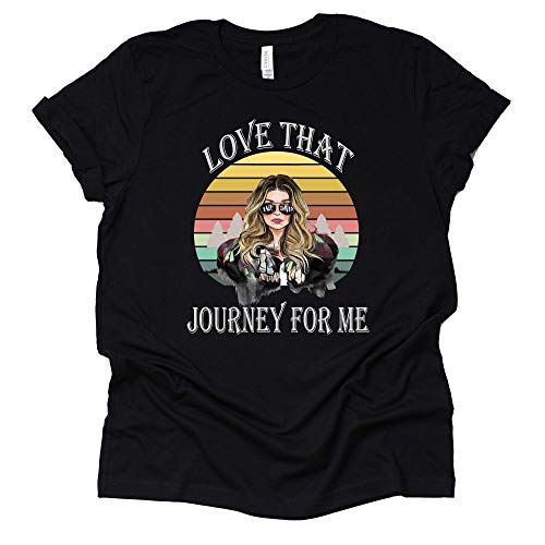 Love That Journey for Me Shirt, Alexis Rose Schitt's Creek T-Shirt Novelty Shirt Short Sleeve Print Casual Top