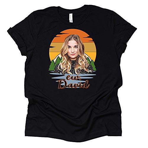 Ew David Alexis t-Shirt Alexis Rose t-Shirt Schitt's Creek Sitcom Novelty T-Shirt Short Sleeve Casual Top