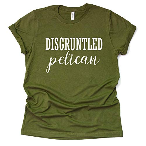 Disgruntled Pelican Shirt Moira Alexis Rose T-Shirt Novelty Shirt Short Sleeve Print Casual Top