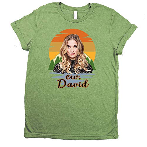 Ew David Alexis t-Shirt Alexis Rose t-Shirt Schitt's Creek Sitcom Novelty T-Shirt Short Sleeve Casual Top