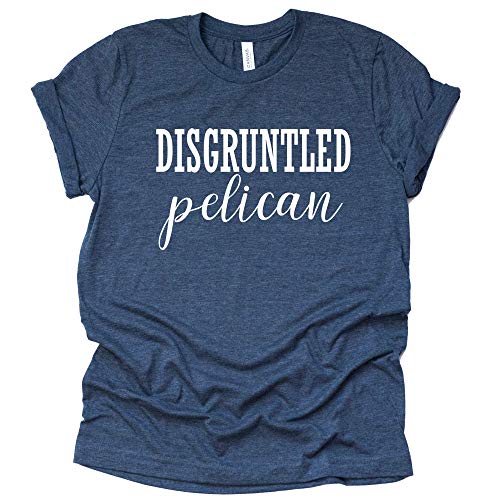 Disgruntled Pelican Shirt Moira Alexis Rose T-Shirt Novelty Shirt Short Sleeve Print Casual Top