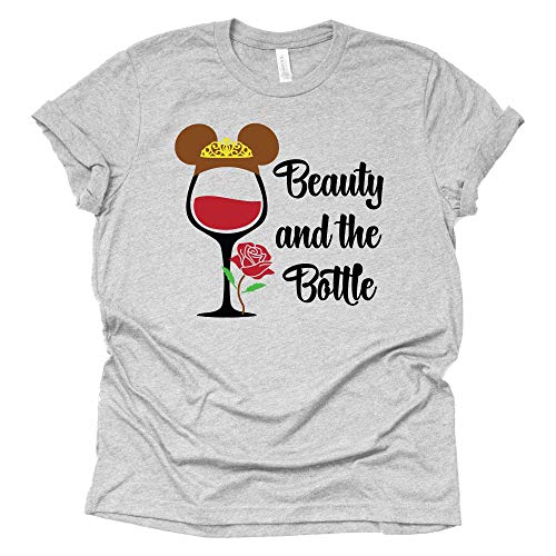 Beauty and The Bottle Shirt, Beauty shirt, Disney Theme Park Shirt Unisex Short Sleeve