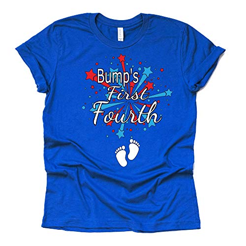 Bump's First Fourth Shirt Pregnancy Announcement Shirt Pregnancy Reveal New Mom Shirt