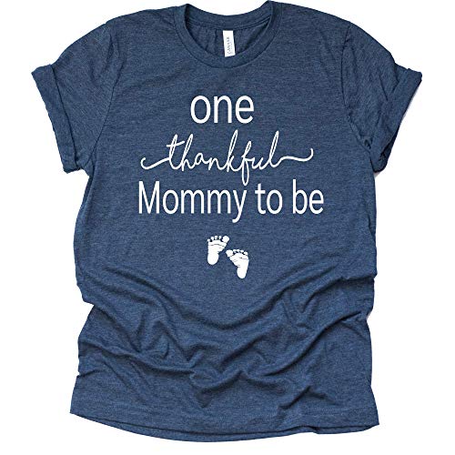 One Thankful Mommy Daddy to be Shirt, Extra Thankful This Year Shirt, Thanksgiving Pregnancy Announcement Shirt