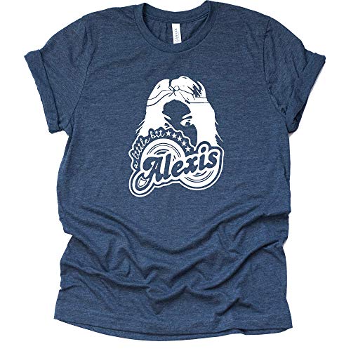 Little Bit Alexis Shirt Moira Alexis Rose T-Shirt Novelty Shirt Short Sleeve Print Casual Top