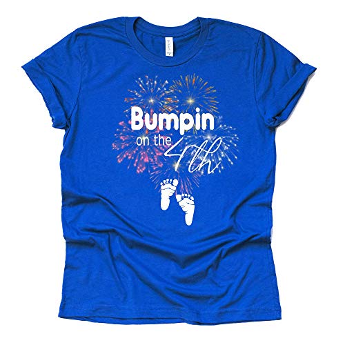 Bumpin on The 4th Shirt, July 4th Baby Announcement Shirt, Pregnancy Announcement Shirt