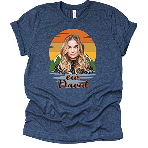 Ew David Alexis t-Shirt Alexis Rose t-Shirt Schitt's Creek Sitcom Novelty T-Shirt Short Sleeve Casual Top