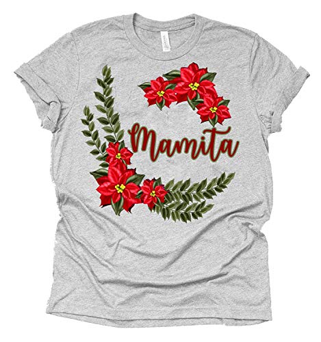 Christmas Shirt, Mamita Shirt, Mommy Christmas Shirt, camisa de mamá de navidad, Women Short Sleeve Shirt