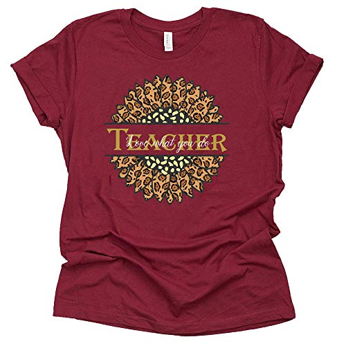 Teacher Sunflower Shirt, Love What You do Shirt, Kindergarten Teacher Gift, Elementary School Teacher Shirt