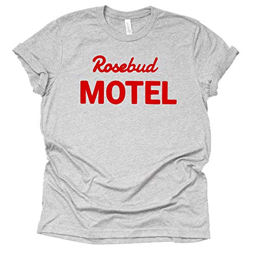 Rosebud Hotel T-Shirt Johnny Moira Rose T-Shirt Schitt's Creek Novelty Shirt Short Sleeve Print Casual Top