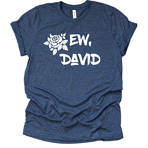 Ew David T Shirt Ew David Rose Shirt Moira Alexis Rose Schitt's Creek Sitcom Novelty t-Shirt Short Sleeve Print Casual Top