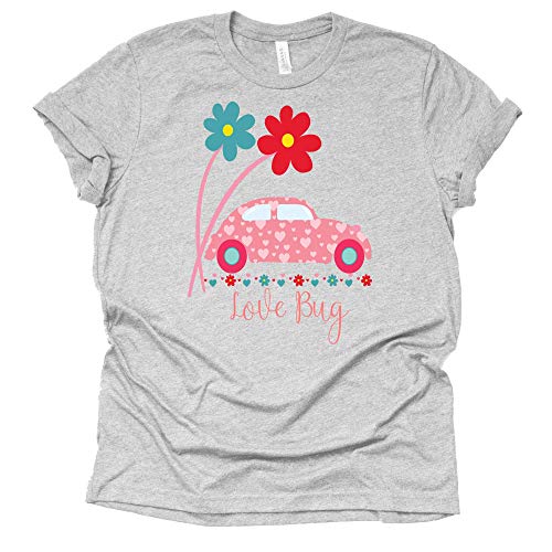 VW Love Bug Valentine's Day Shirt for Women