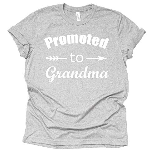 Promoted to Grandma Grandpa T-Shirts, Couple Matching Pregnancy T-Shirt, Baby Announcement Shirt(Sold Separately)