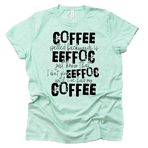 Coffee Spelled Backward Shirt, Coffee Lover Shirt, Unisex Shirt, Funny Shirt