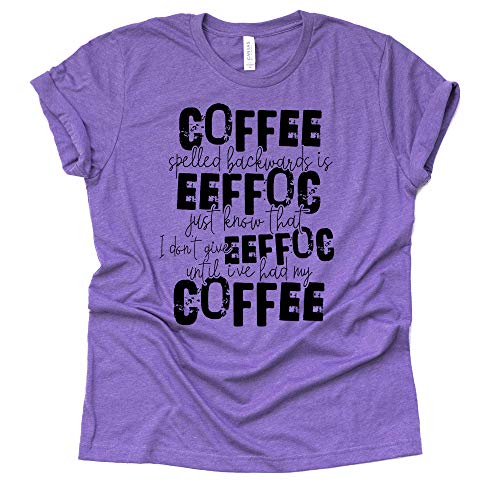 Coffee Spelled Backward Shirt, Coffee Lover Shirt, Unisex Shirt, Funny Shirt