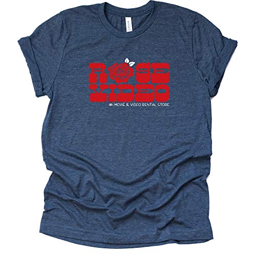 Rose Video Shirt T-Shirt Schitt's Creek Novelty Shirt Short Sleeve Print Casual Top