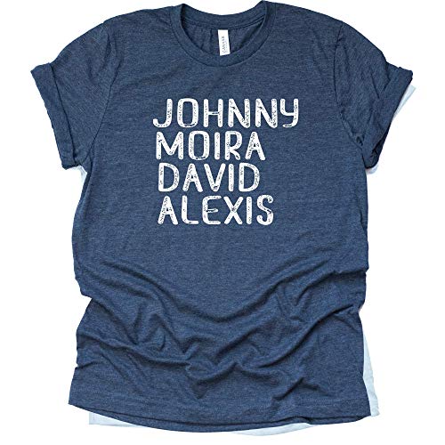 Johnny Moire David Alexis Shirt Schitt's Creek Novelty T-Shirt Short Sleeve Print Casual Top