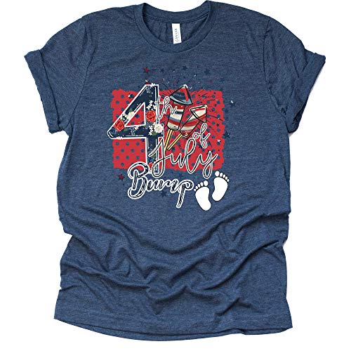 4th of July Bump Shirt, Pregnancy Announcement Shirt, Pregnancy Reveal New Mom Shirt