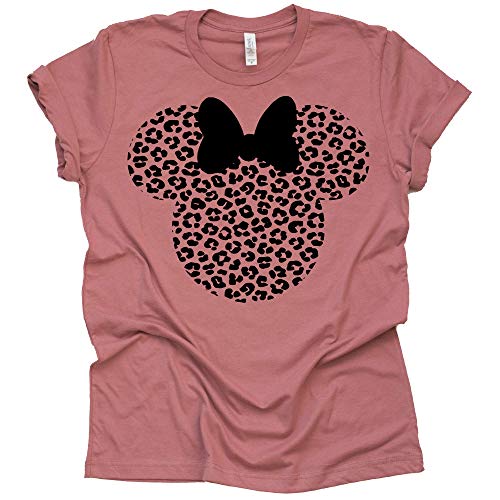 Leopard Minnie Shirt, Cheetah Minnie Shirt, Animal Kingdom Shirt, Safari Shirt Casual Short Sleeve Shirt