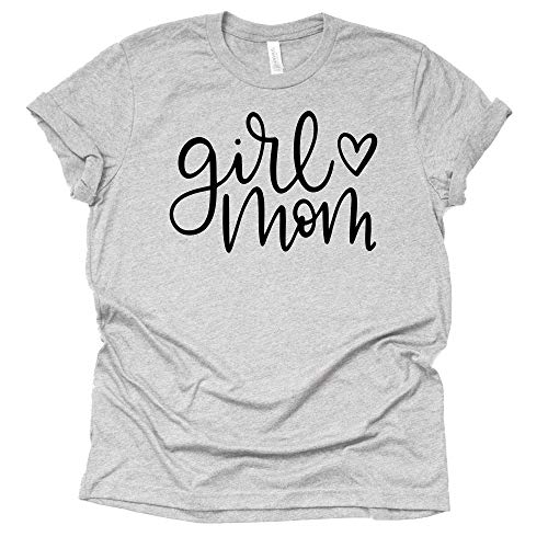 Girl Mom T Shirt Women's Casual Letter Print Short Sleeve T-Shirt Tops Tee