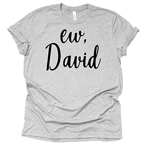 Ew David t-Shirt Moira Alexis Rose t-Shirt Schitt's Creek TV Sitcom Novelty Short Sleeve Print Casual Top