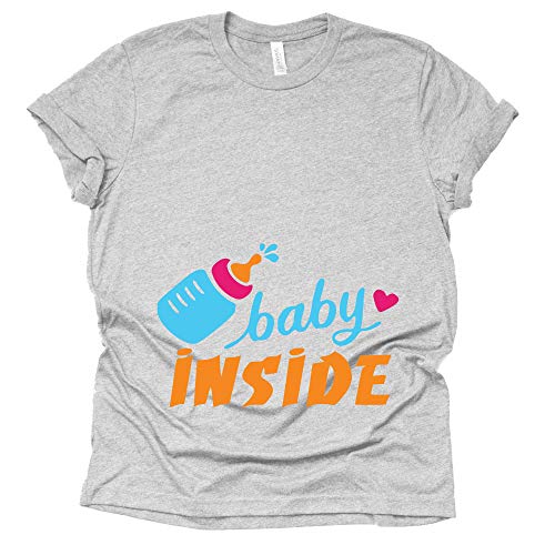 Baby Inside Shirt, Baby Announcement Shirt, Pregnant Pregnancy Announcement Unisex Shirt