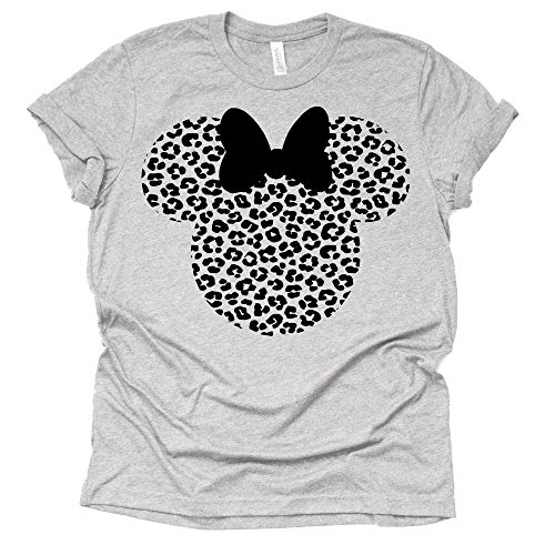 Leopard Minnie Shirt, Cheetah Minnie Shirt, Animal Kingdom Shirt, Safari Shirt Casual Short Sleeve Shirt