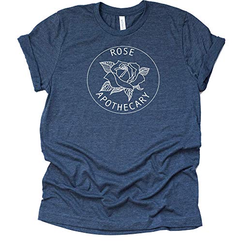 Rose Apothecary Shirt David Rose T-Shirt Schitt's Novelty Shirt Short Sleeve Print Casual Top