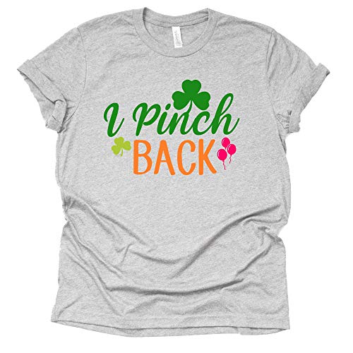 I Pinch Back Shirt, Clover Hearts St Patricks Day T-Shirt St Patty Day Unisex Shirt T-Shirt