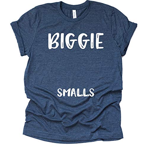 Biggie Smalls Shirt Pregnancy Announcement T-Shirt Short Sleeve Tops Tee-6 Colors