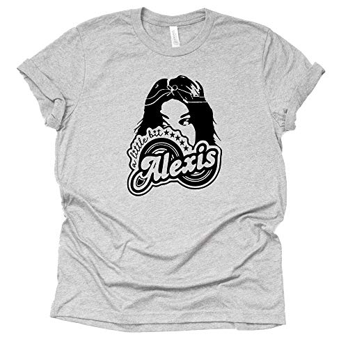 Little Bit Alexis Shirt Moira Alexis Rose T-Shirt Novelty Shirt Short Sleeve Print Casual Top