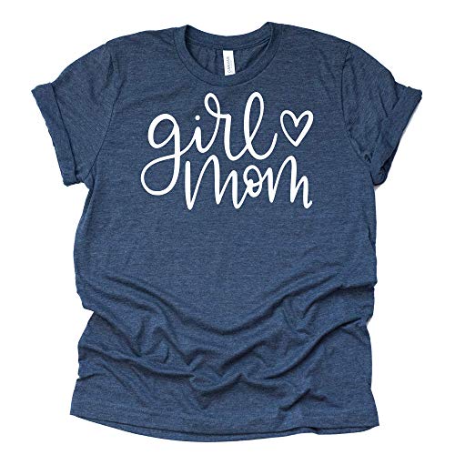 Girl Mom T Shirt Women's Casual Letter Print Short Sleeve T-Shirt Tops Tee