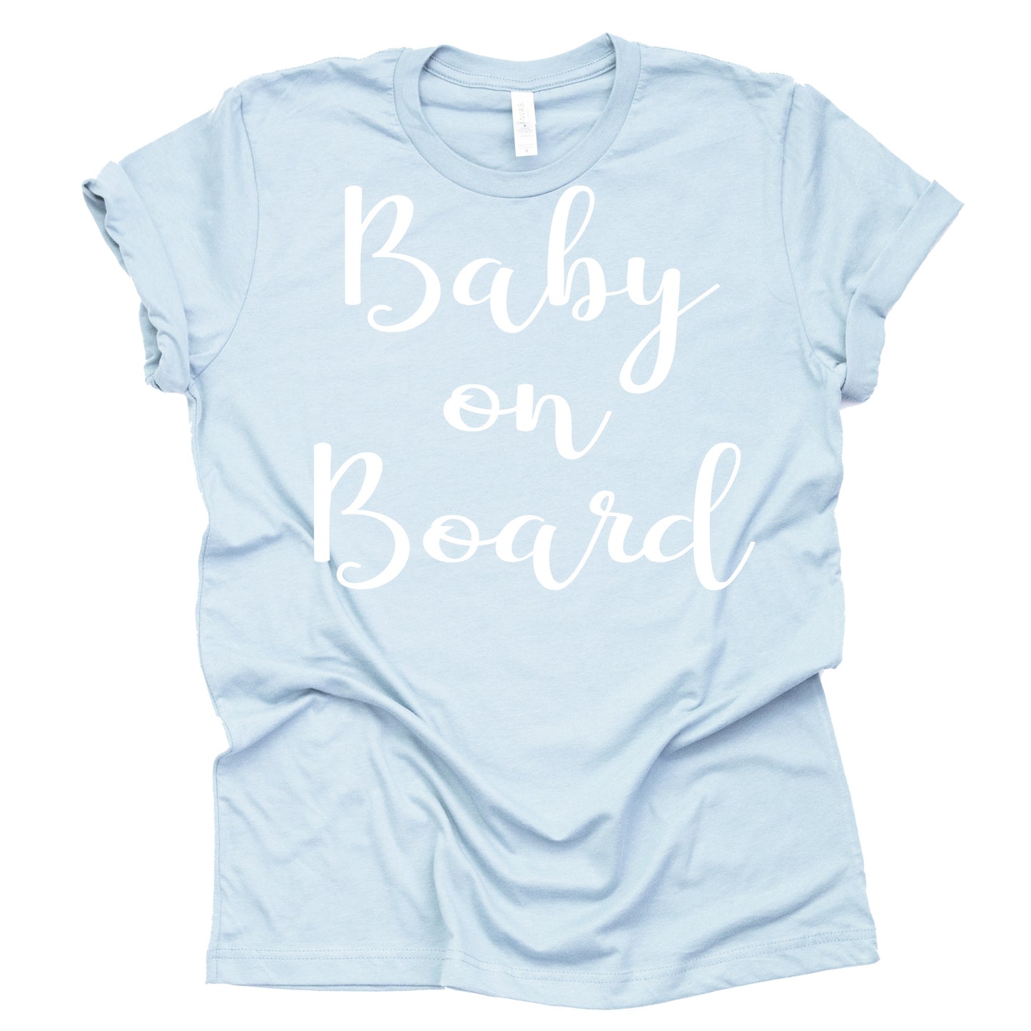 Baby on Board, Pregnancy Announcement, Mom to Be, Pregnancy Reveal, Unisex Short Sleeve Shirt