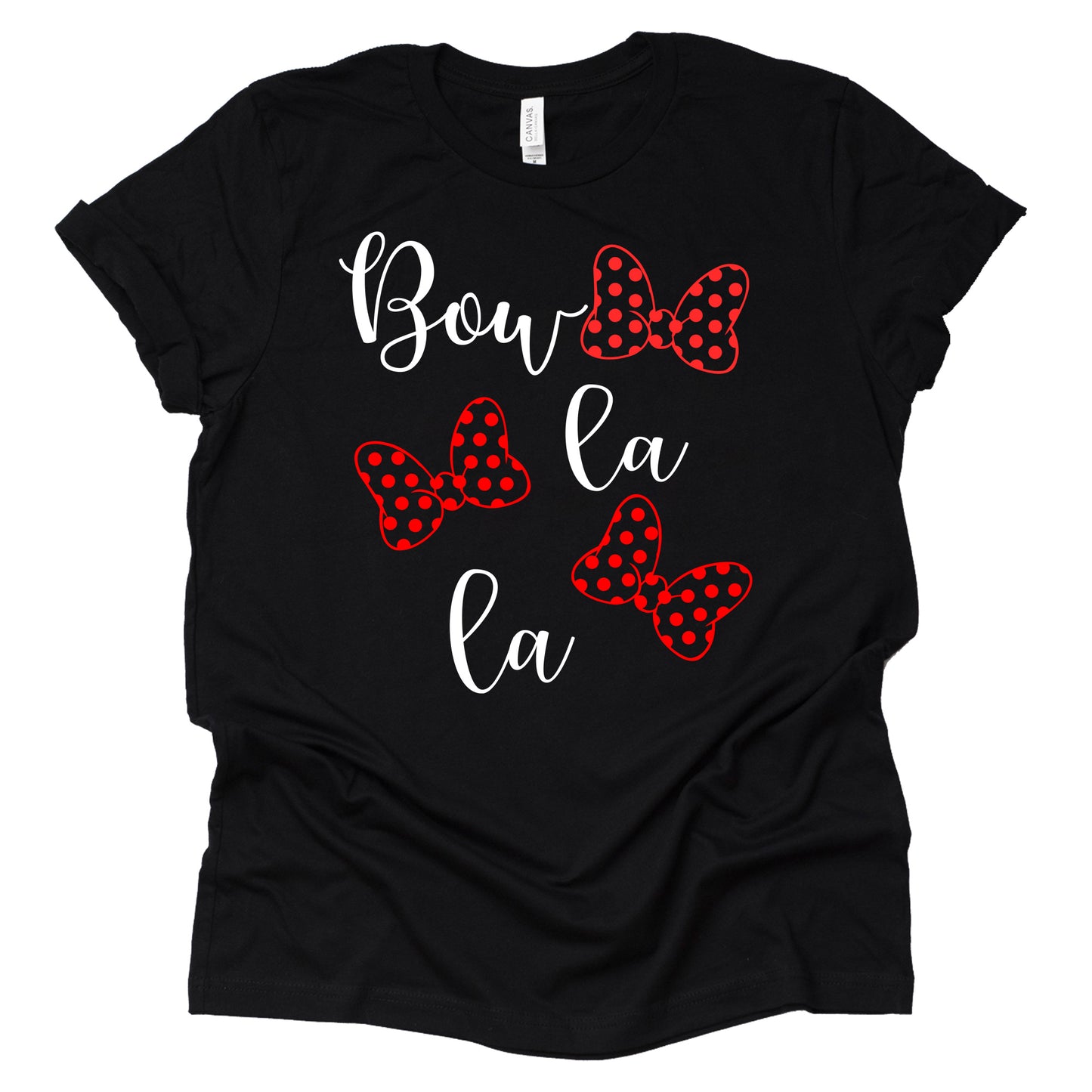 Bow la la Shirt, Disney Minnie Bow Shirt, Family Vacation Trip Shirt