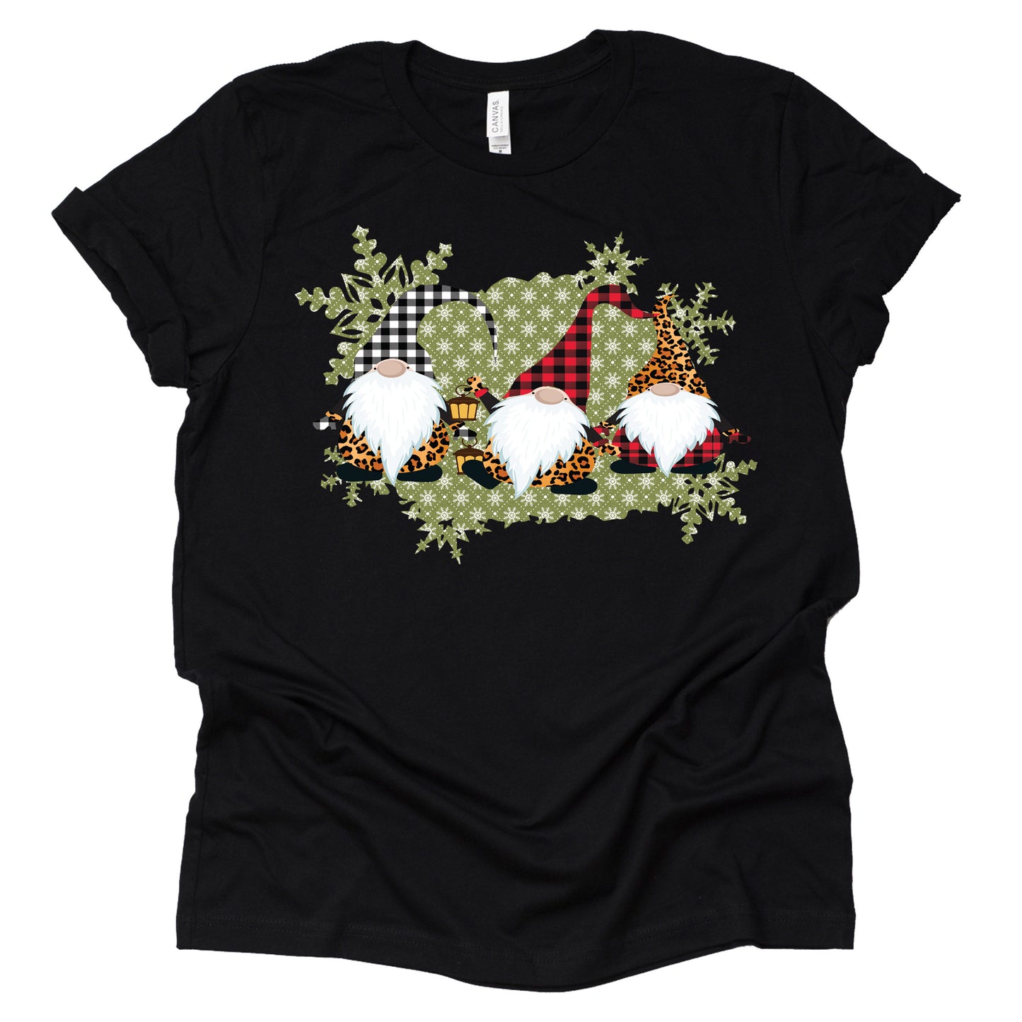 Christmas Gnomes T-Shirt, Christmas Unisex Short Sleeve Graphic Tees