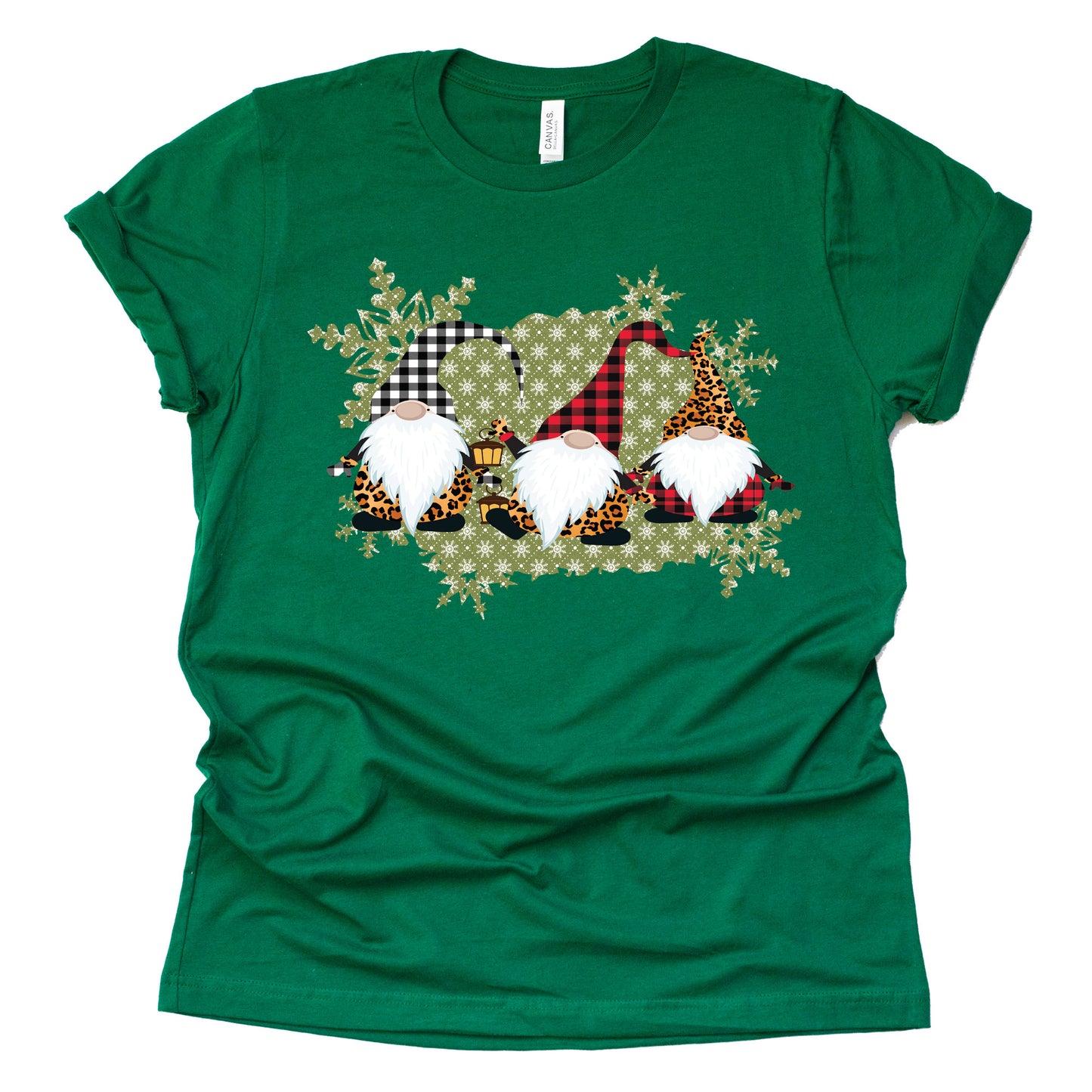 Christmas Gnomes T-Shirt, Christmas Unisex Short Sleeve Graphic Tees