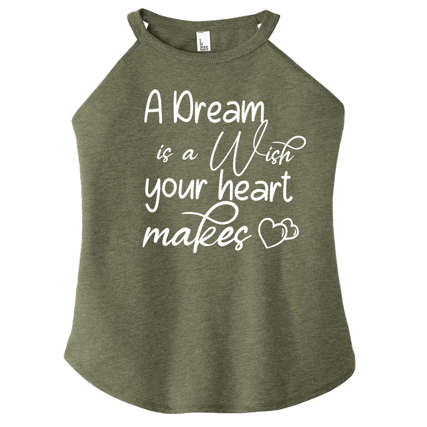 A Dream is A Wish Your Heart Makes Shirt Womens Funny Letter Printed Short Sleeve Happy Shirt Tops