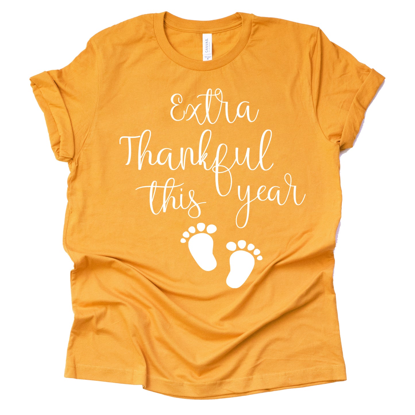 Extra Thankful This Year Shirt, Thanksgiving Pregnancy Announcement Shirt, Causal Short Sleeve