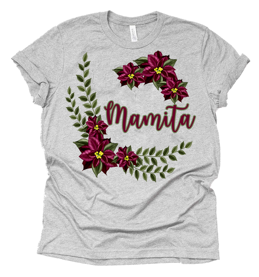 Christmas Shirt, Mamita Shirt, Mommy Christmas Shirt, camisa de mamá de navidad, Women Short Sleeve Shirt