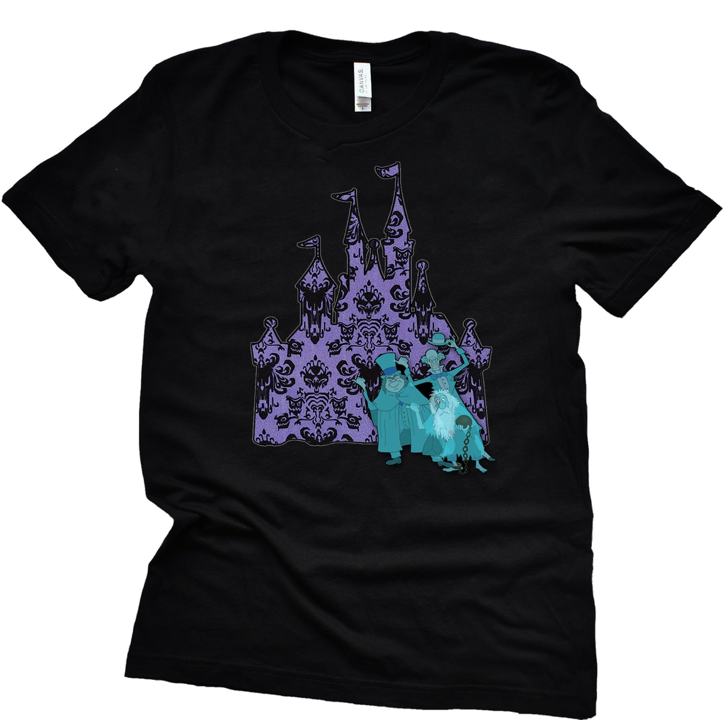 Haunted Mansion Shirt Adult Unisex T-Shirt Unisex Ghostly Haunted House Short Sleeve