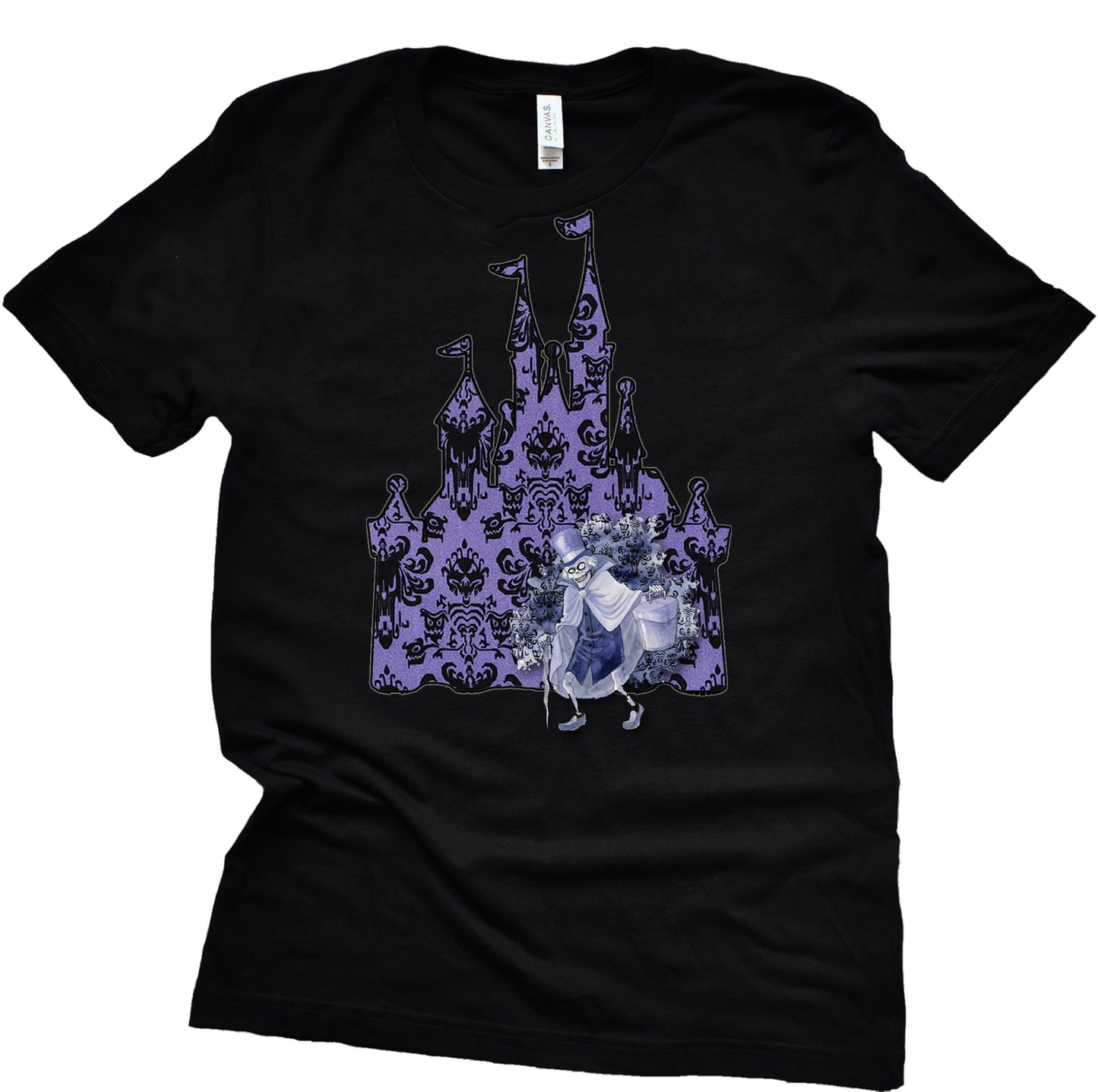 Haunted Mansion Shirt Adult Unisex T-Shirt Ghostly Haunted House Unsex short sleeve