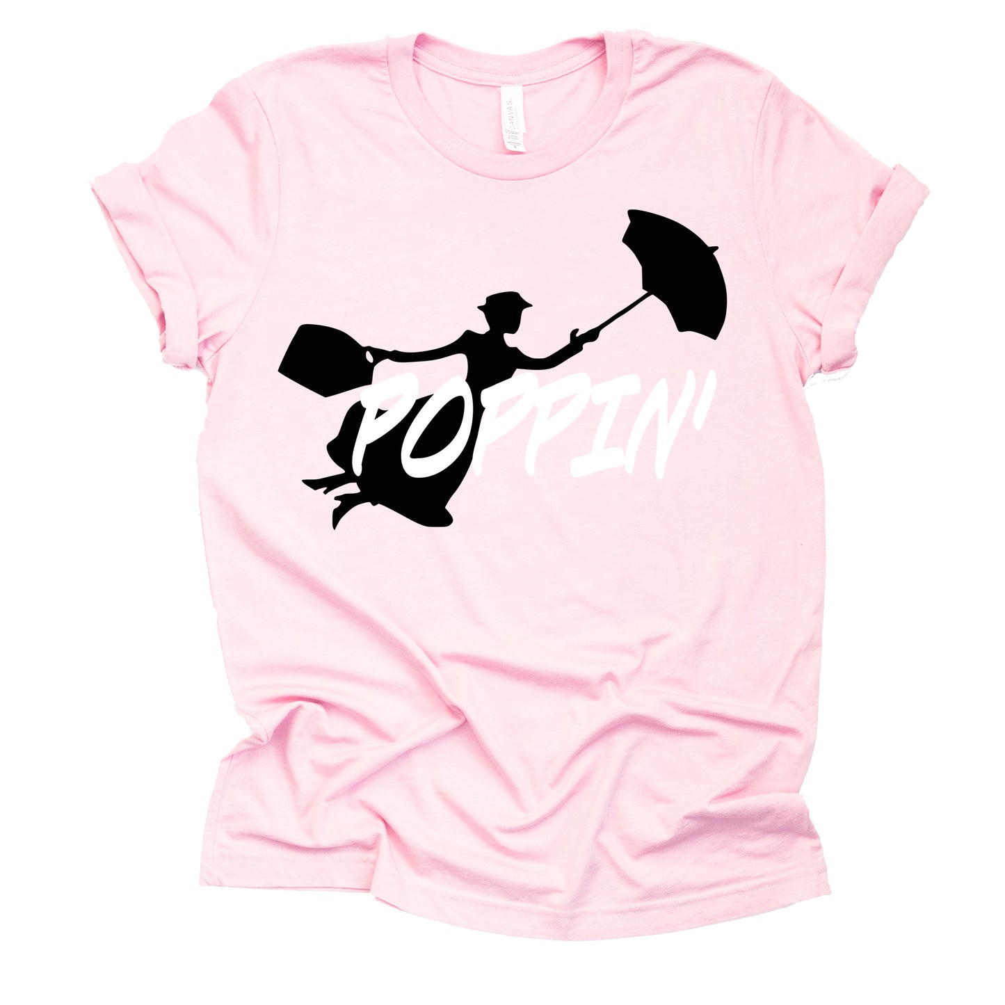 Poppin' Shirt, Mary Poppins Parenting T-Shirt Unisex Short Sleeve Shirt, Funny Shirt