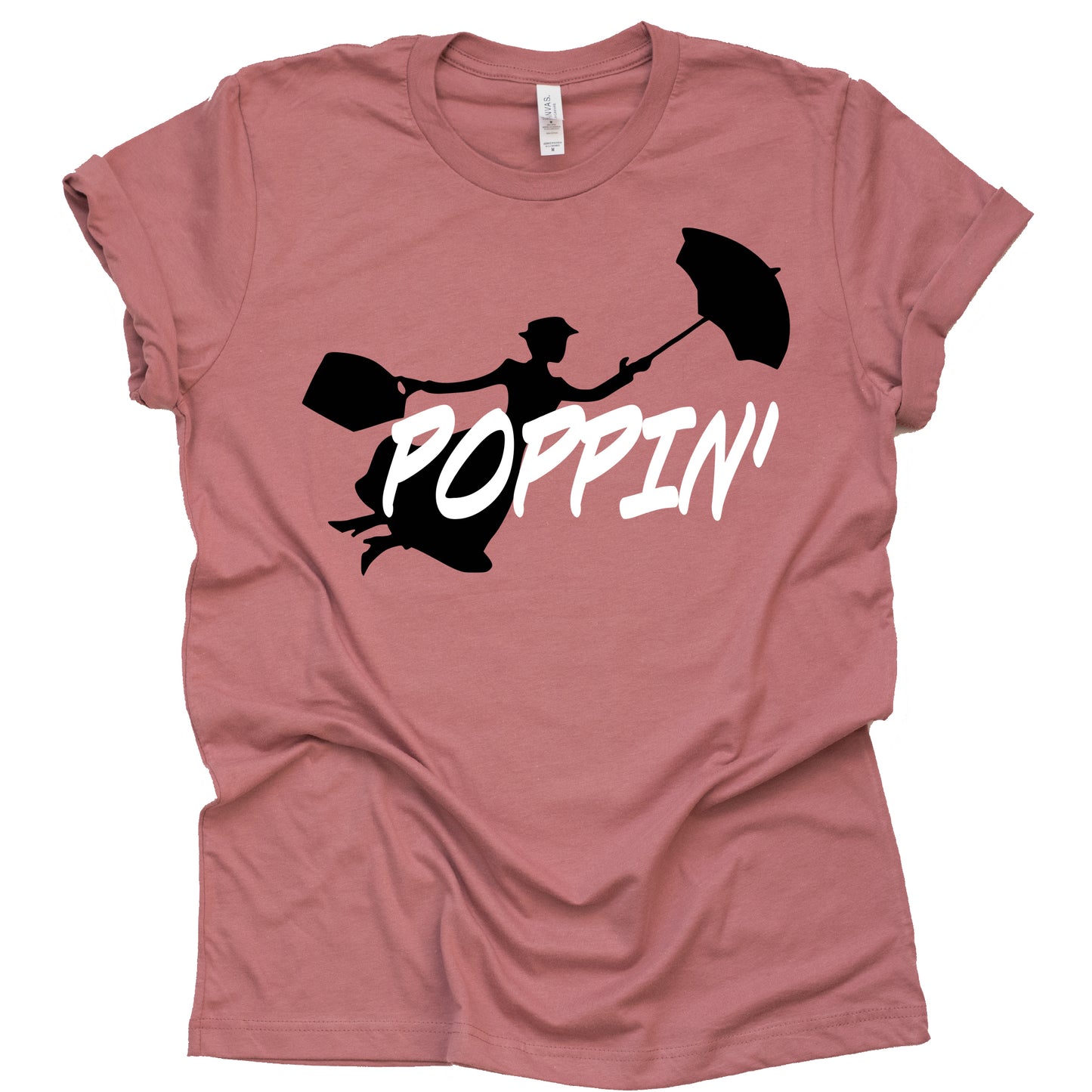 Poppin' Shirt, Mary Poppins Parenting T-Shirt Unisex Short Sleeve Shirt, Funny Shirt