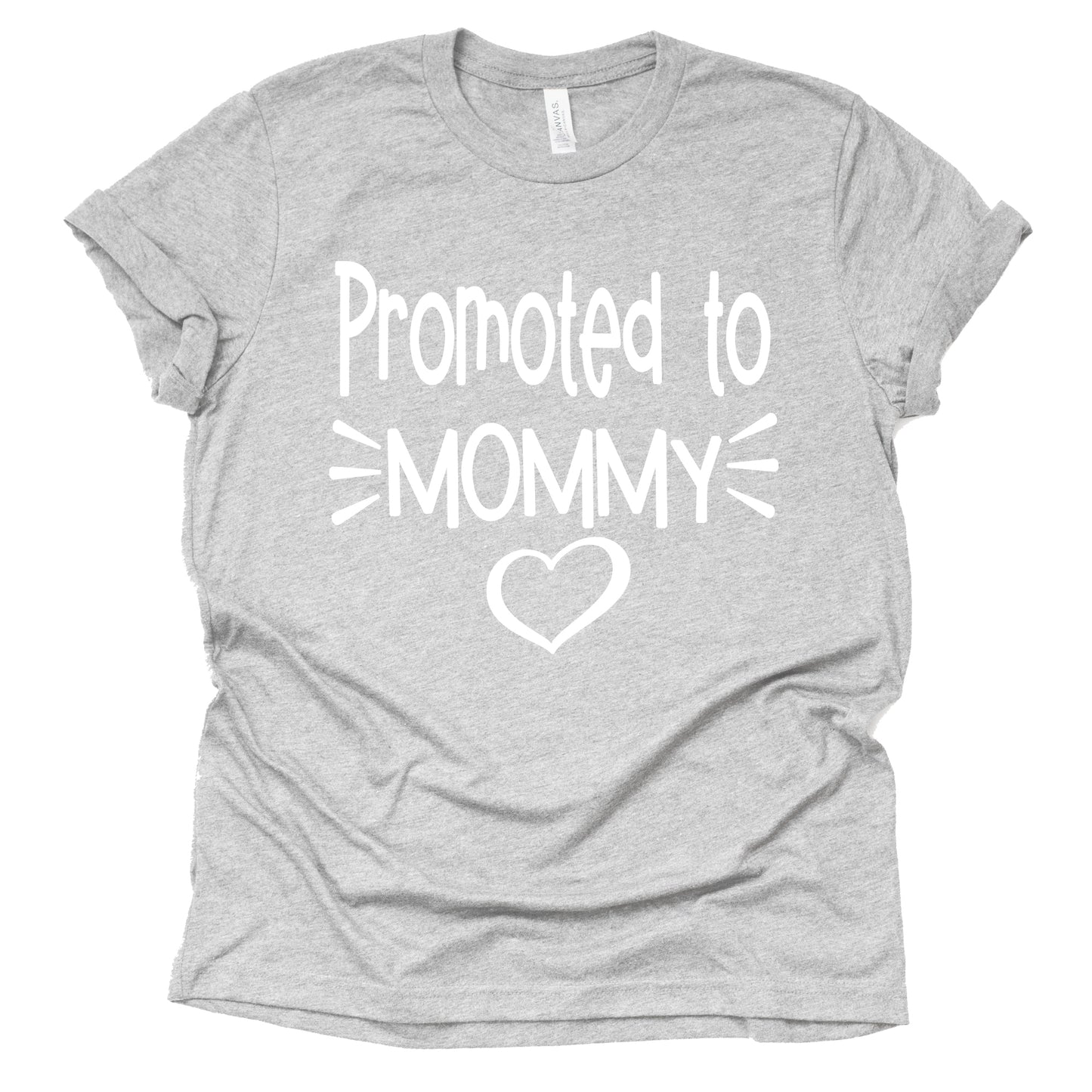 Promoted to Mommy Shirt, Pregnancy Announcement Shirt, Pregnancy Gift, Unisex Short Sleeve