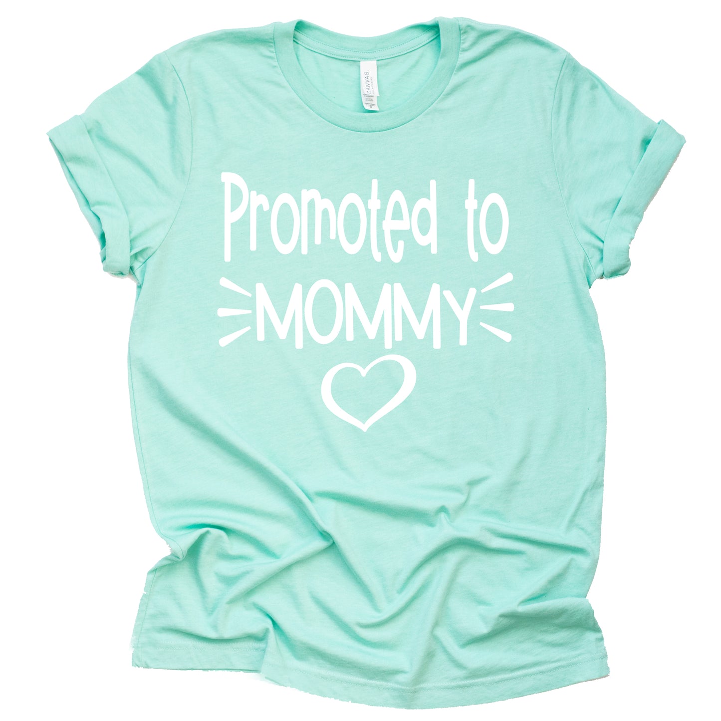 Promoted to Mommy Shirt, Pregnancy Announcement Shirt, Pregnancy Gift, Unisex Short Sleeve