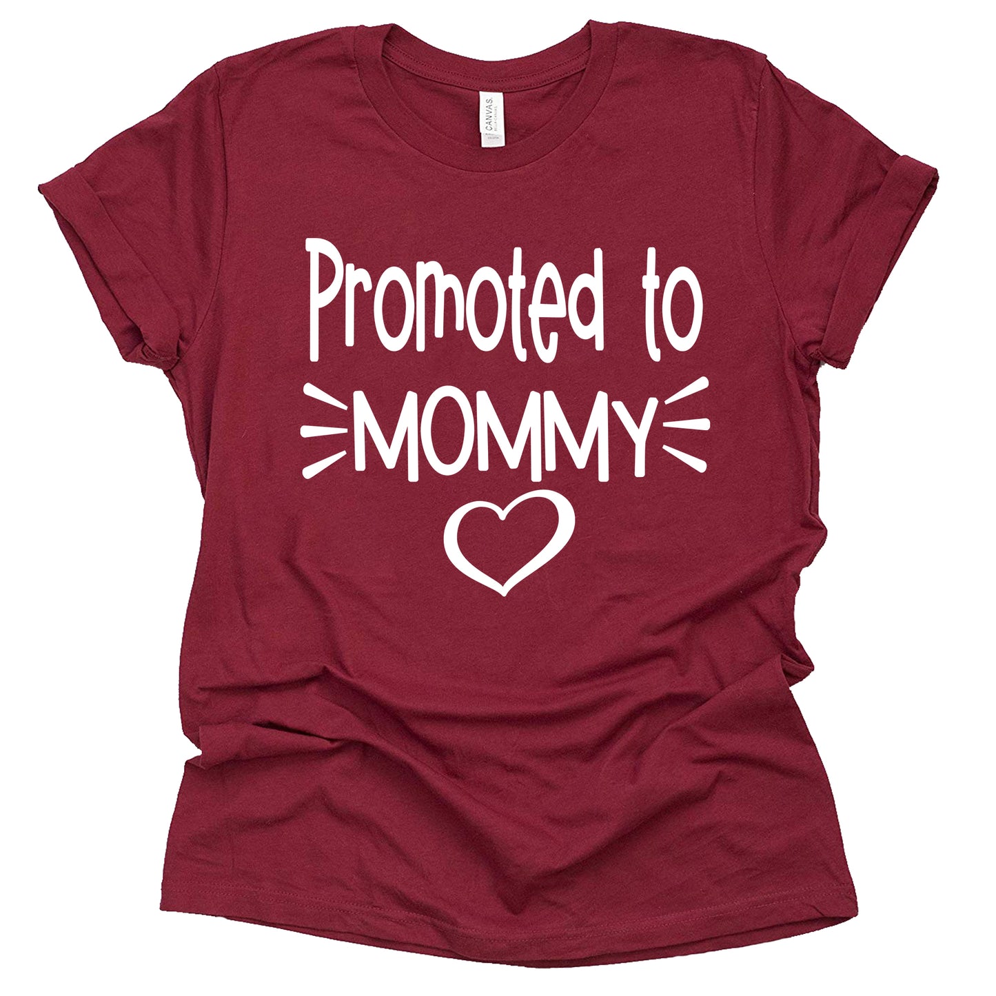 Promoted to Mommy Shirt, Pregnancy Announcement Shirt, Pregnancy Gift, Unisex Short Sleeve