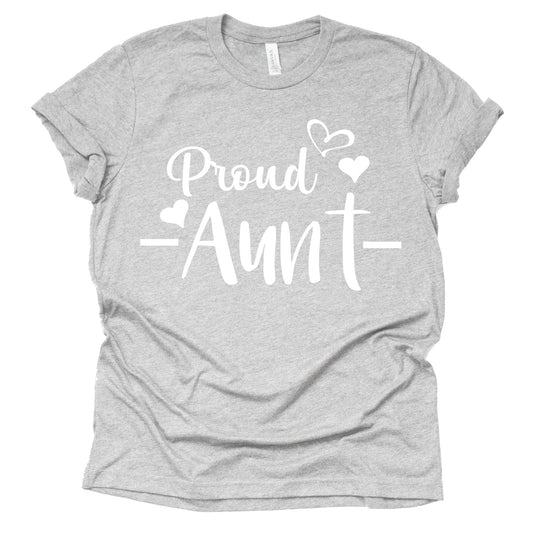 Proud Aunt T-Shirt, Aunt Shirt, Aunt to be T-Shirt, Aunt Pregnancy Announcement, Promoted to Aunt Shirt