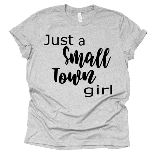 Just a Small Town Girl Shirt, Journey Band T-Shirt Unisex Friends T-Shirts TV Show Parody Shirts